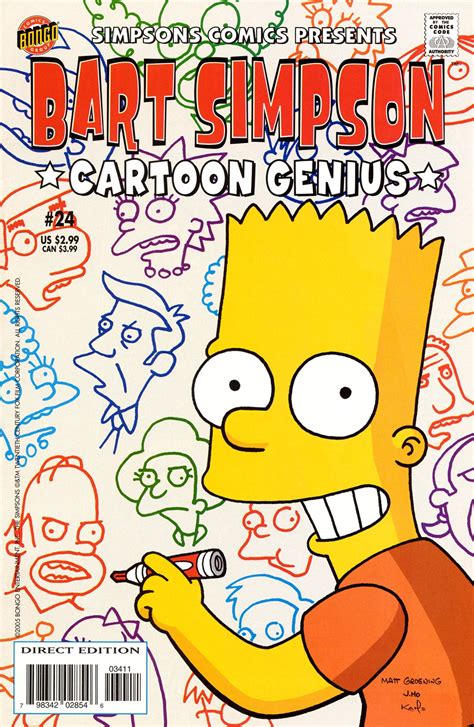 bart simpson comics|Bart the Genius .